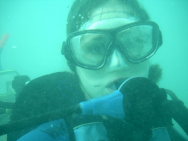 jess underwater